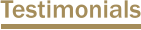 Testimonials