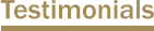 Testimonials