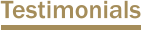 Testimonials