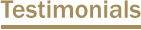 Testimonials